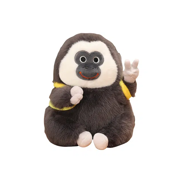 咔噜噜 莲花香蕉猴 安抚陪伴布娃娃 玩偶 毛绒公仔
