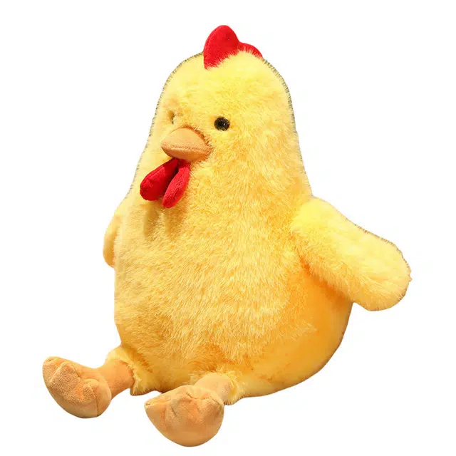 嗷嗷熊 软萌可爱小公鸡 彩色小鸡布娃娃 陪伴抱枕 陪伴安抚 玩偶 毛绒公仔