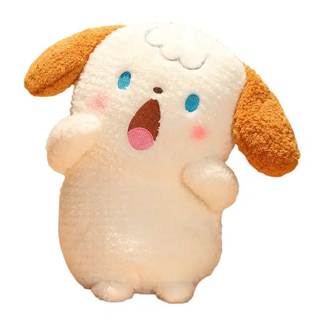 狐狸仙 可爱尖叫呐喊小狗 呆萌哈哈狗 玩偶 毛绒公仔