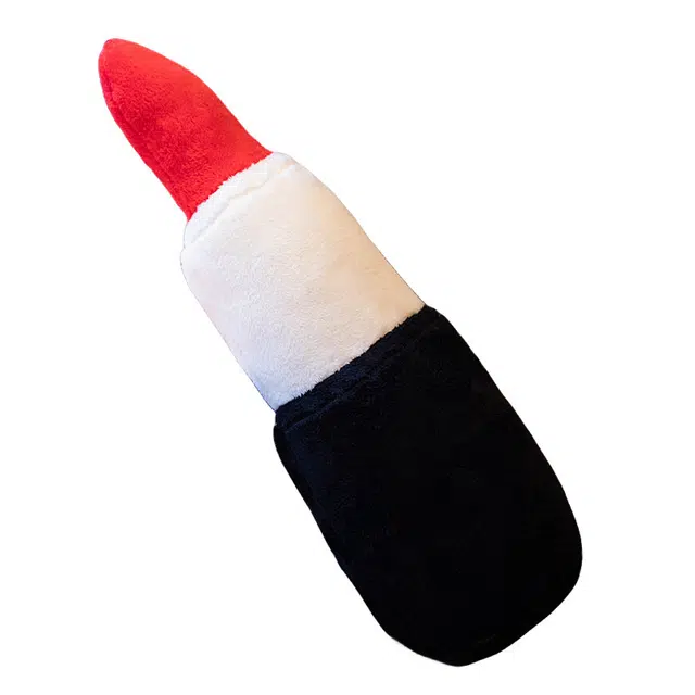 狐狸仙 创意口红长抱枕 卡通美妆蛋抱枕 玩偶 毛绒公仔