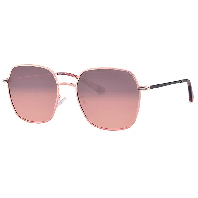 康视顿 金属渐进色遮阳偏光 不规则形 太阳眼镜 男女同款情侣款