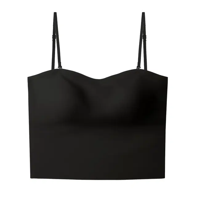 内在密码 交叉美背文胸一体式背心内衣百搭无痕小吊带胸垫夏薄款内搭显瘦裹胸防走光