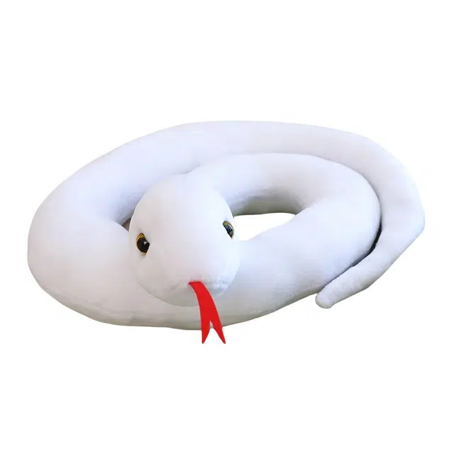 狐狸仙 仿真大蟒蛇 黄金蟒布娃娃 玩偶 毛绒公仔