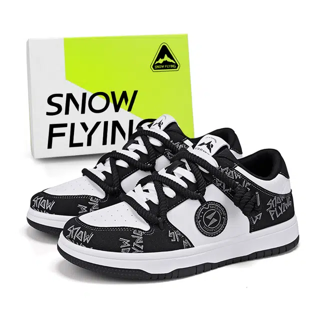 SNOW FLYING