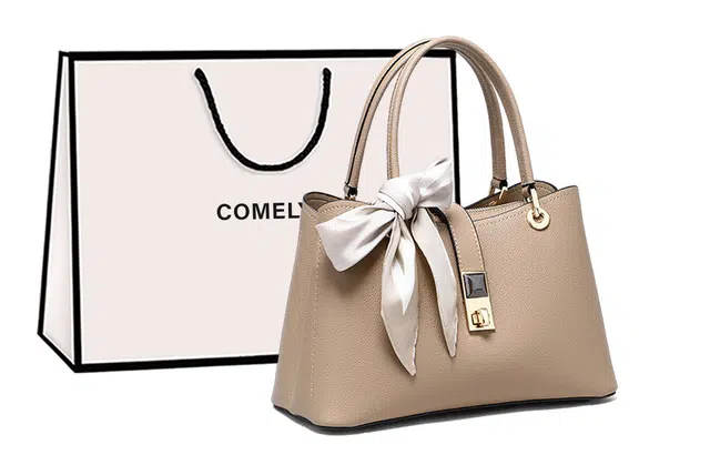COMELY Classic Tote Bag Beige