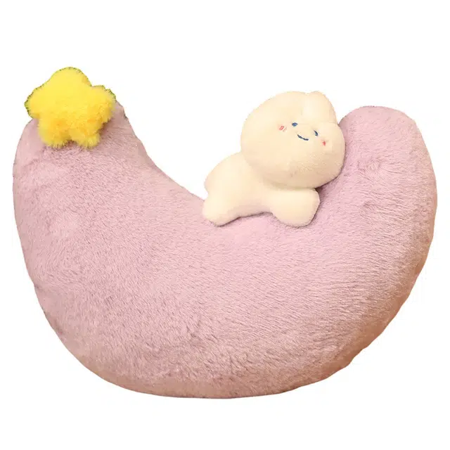 狐狸仙 月亮兔兔 二合一抱枕毯 便携空调毯 玩偶 毛绒公仔
