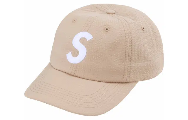 Supreme SS24 WEEK 11 SEERSUCKER S LOGO 6-PANEL