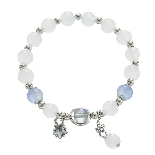 大唐国鼎 星星流苏  森系小清新五角星 璀璨星耀简约百搭日常通勤水逆退散 精致轻奢高级甜美少女心 合金 手链 女款