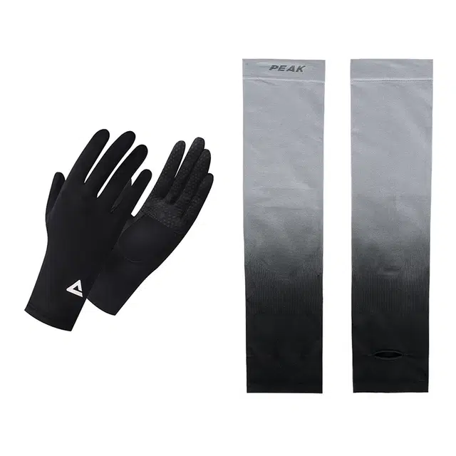 匹克 冰感防紫外线开孔避免手汗可触屏骑行 防晒袖 男女同款情侣款