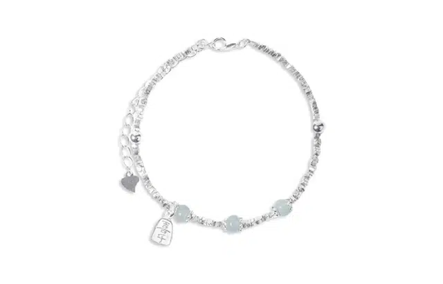 尚银福 碎银几两 新中式轻奢小众高级感 国潮复古风喜乐牌招财纳福开运转运 恋爱告白甜蜜饰爱可调节 合金 手链 女款