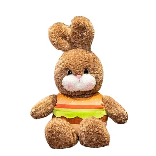 狐狸仙 可爱少女心汉堡兔 玩偶 毛绒公仔