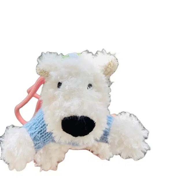 胖胖龙 可爱西高地潦草狗 玩偶 毛绒挂件