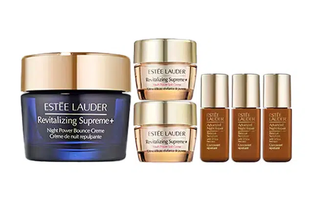 雅诗兰黛 棕心好友日智妍紧塑精华护肤套装 提亮保湿 六件套