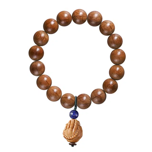 九隆古 复古森系小众 国潮 文艺气质 高级感 小众 单圈念珠佛珠 木质 木作手串 男女同款情侣款 六道木