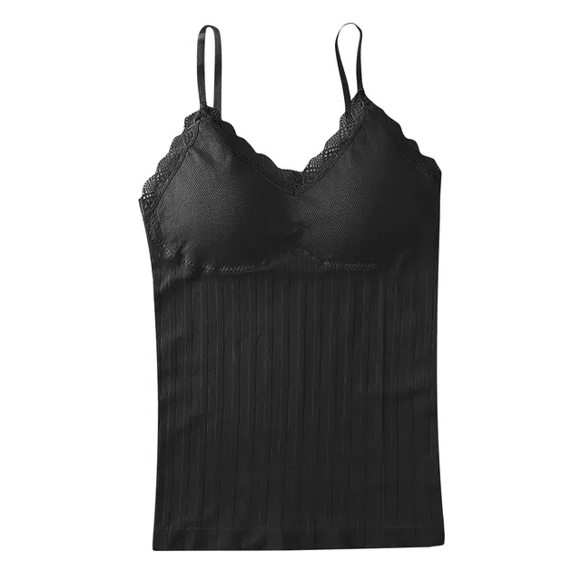 水中花 亲肤舒适简约纯色吊带 女款