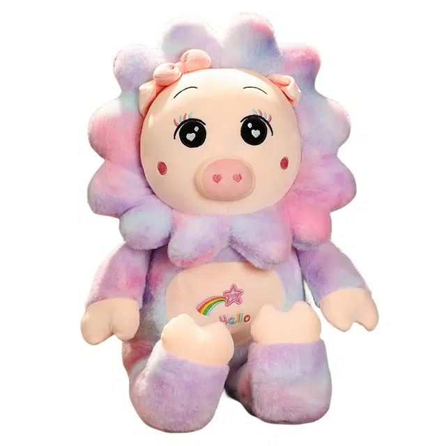 狐狸仙 创意彩虹猪 太阳小猪猪 玩偶 毛绒公仔