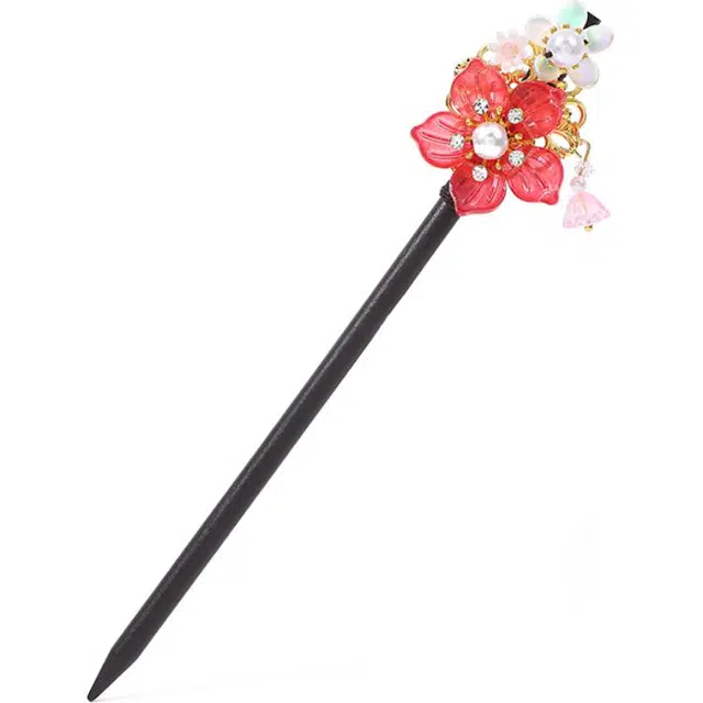 圣所 红尘涯流苏步摇 新中式国风手工木 发簪 女款