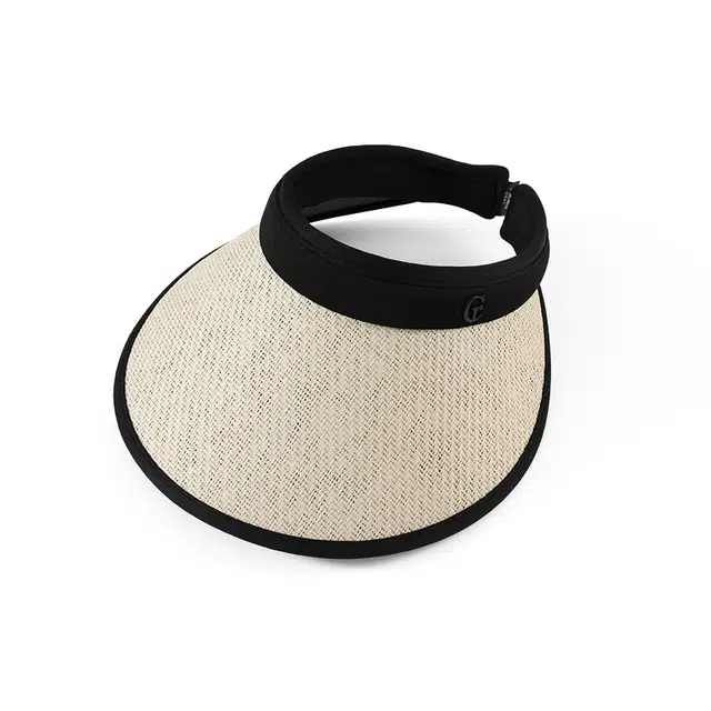 浪莎 大帽檐空顶户外骑车露营遮阳防紫外线可折叠太阳帽 纤维素纤维 聚丙烯 防晒帽 女款