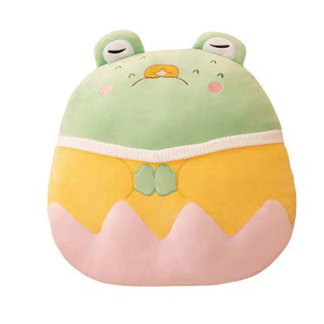 狐狸仙 佛系小兔子软萌抱枕 可爱青蛙 玩偶 毛绒公仔