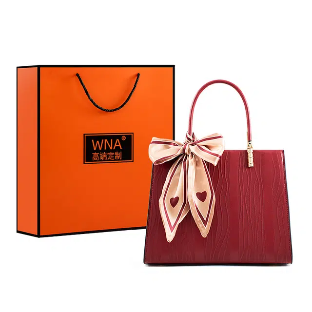 维尼奥 大容量高级感质感小众通勤包百搭 合成革 妈妈手提包单肩斜挎 常规 女款 黑色/蓝色/红色