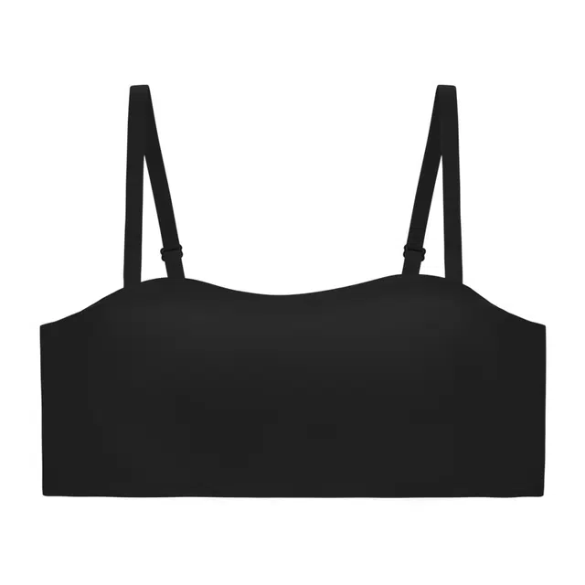 橡柠派 无痕抹胸收副乳夏季薄款女内衣聚拢防下垂支撑裹胸文胸可拆卸肩带两穿抹胸式 套装多色可选 女款