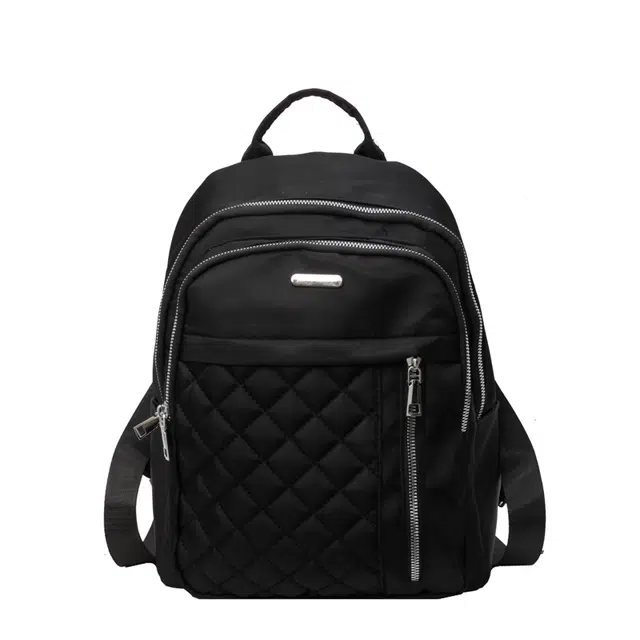 帕克熊 流行时尚潮流大气撞色小众旅行大容量 布 双肩包 男女同款情侣款 黑色/米白/酒红/灰色/粉色