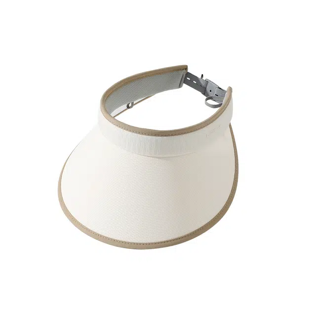 南极人 环绕大帽檐 可折叠空顶帽太阳帽遮脸防紫外线轻盈一体户外运动海边遮阳 轻薄款 防晒帽 女款