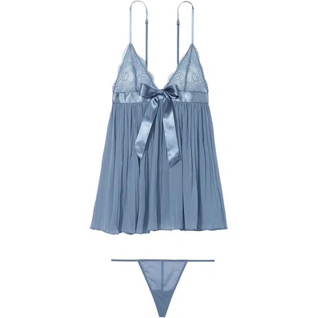 Victoria's Secret VERY SEXY Pleated Babydoll Set