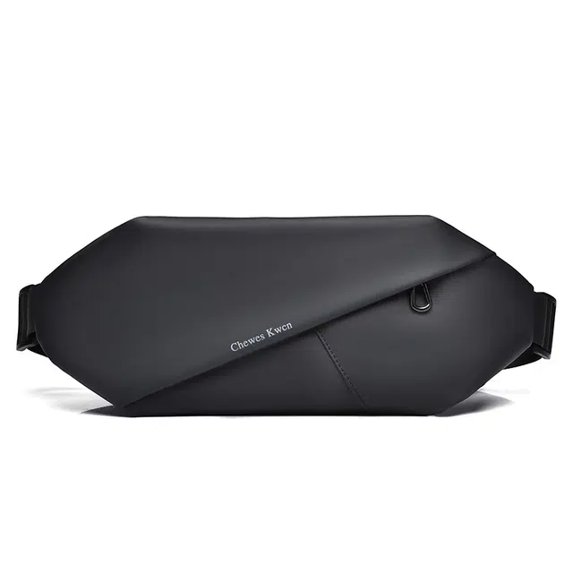 尊梵 时尚百搭多功能潮流 耐磨面料 斜挎包胸包腰包 常规 男款 黑色/灰色/蓝色