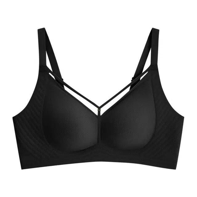 橡柠派 糖果色软支撑没钢圈小胸显大女聚拢防下垂收副乳内衣学生超薄文胸 女款