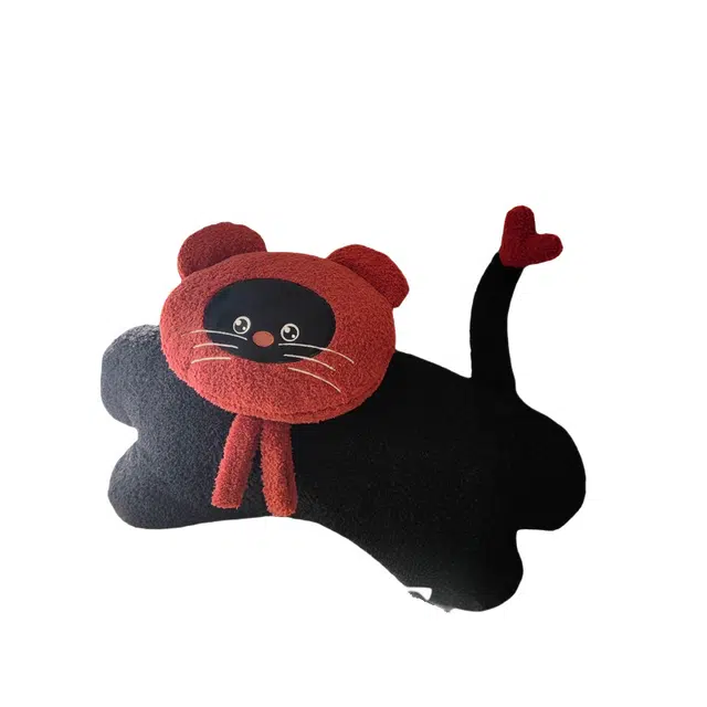 嗷嗷熊 萌小喵抱枕 可爱萌趣娃娃 玩偶 毛绒公仔