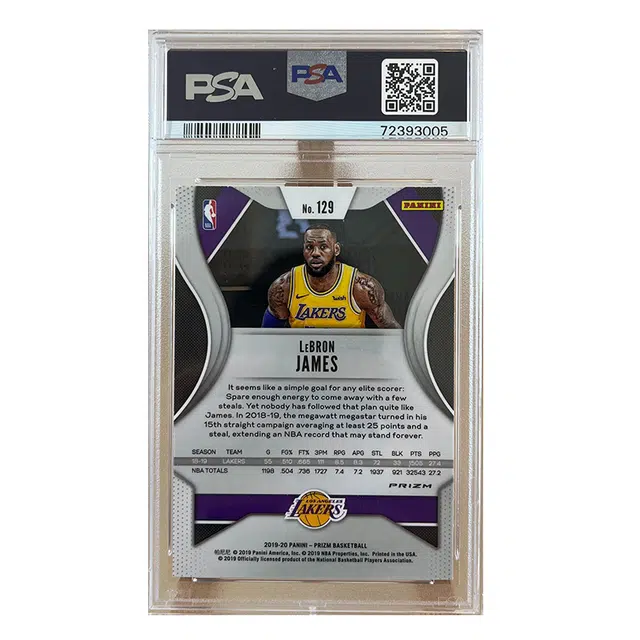 PANINI 19-20 prizm PSA 9