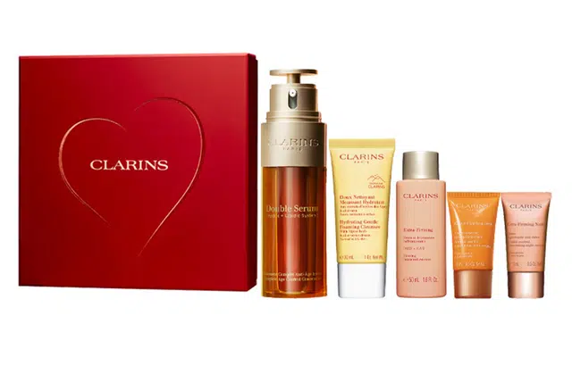 娇韵诗 黄金双萃精华限定礼盒护肤套装 补水 五件套