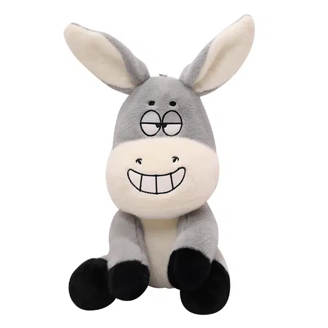 嗷嗷熊 小萌驴娃娃 可爱萌趣娃娃 玩偶 毛绒公仔