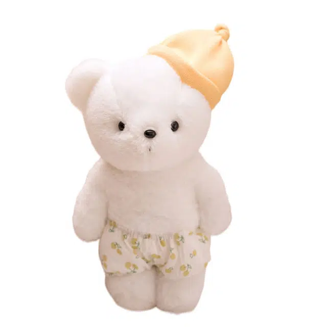 狐狸仙 可爱奶油小熊 睡衣 玩偶 毛绒公仔