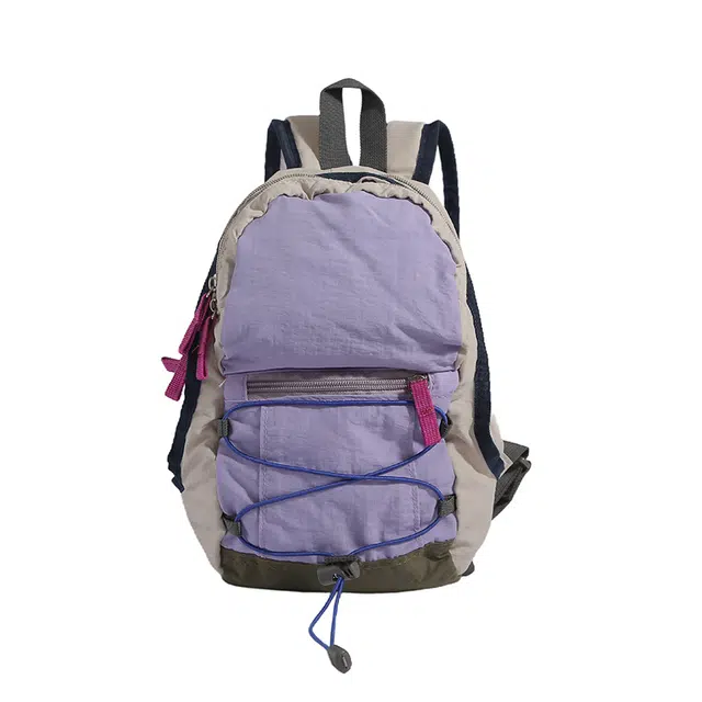 捷朗仕 休闲大容量轻便 尼龙 双肩包 常规 女款