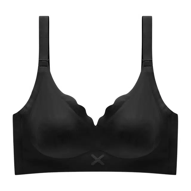 橡柠派 薄款聚拢大胸防下垂收乳副无痕海绵轻盈舒适内衣胸罩小胸显大学生文胸 女款