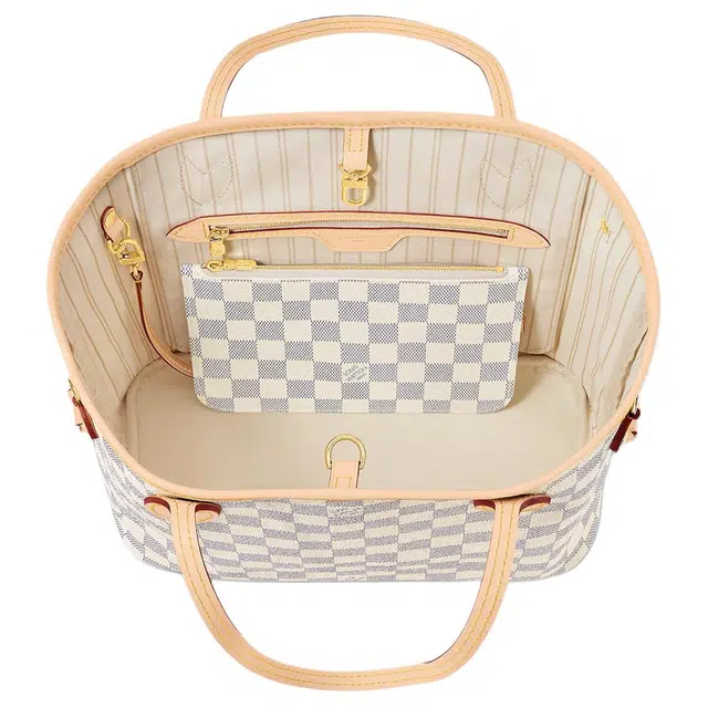 LOUIS VUITTON NEVERFULL Damier Azur Tote