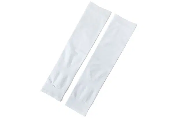 优幽兰 纯色户外骑行运动遮阳防紫外线小众穿搭 锦纶 氨纶 防晒袖 男女同款情侣款