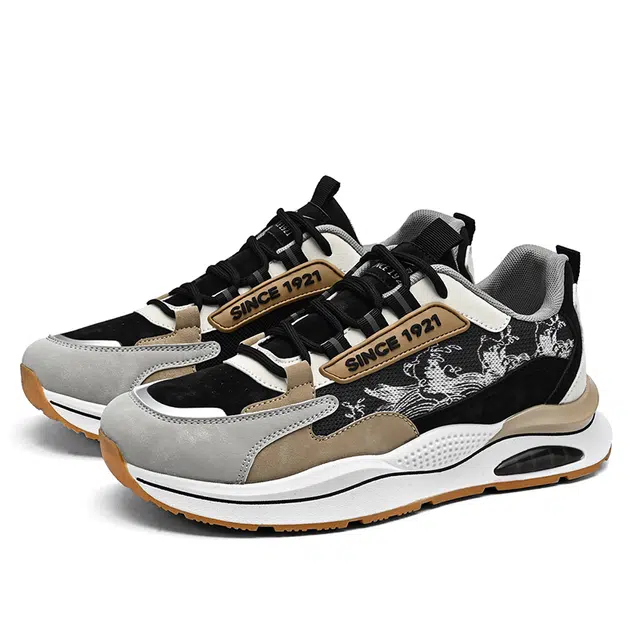 双星八特 潮流简约小众 减震防滑耐磨 低帮 生活休闲鞋 男款