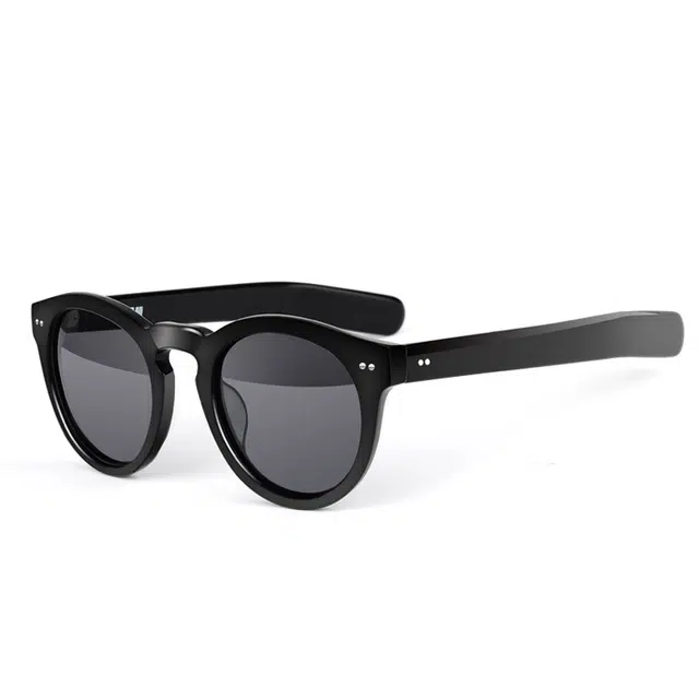 康视顿 复古休闲 椭圆形 太阳眼镜 男款