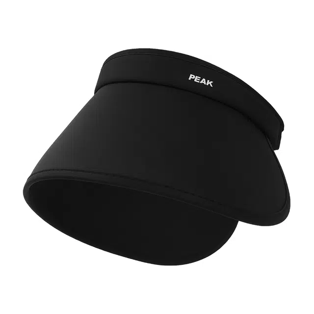 匹克 出行防紫外线无痕超轻 透气 聚酯纤维 氨纶 防晒帽 男女同款情侣款 黑色 肤色 灰色