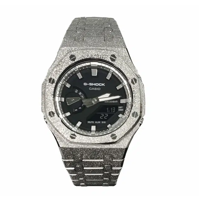 Casio GA-2100-1A1 Silver Steel