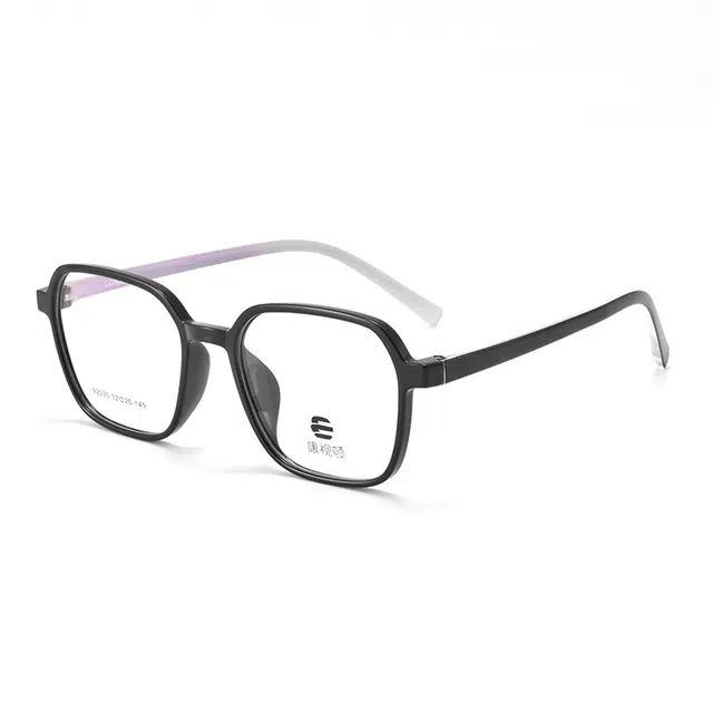 【联系客服可配度数】 康视顿 修脸透明全框近视眼镜框 板材镜架 方形 光学镜架 男女同款情侣款 可选蔡司明月凯米依视路镜片