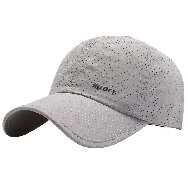 八小万 速干外休闲防晒透气钓鱼遮阳 棉纶 鸭舌帽 男女同款情侣款