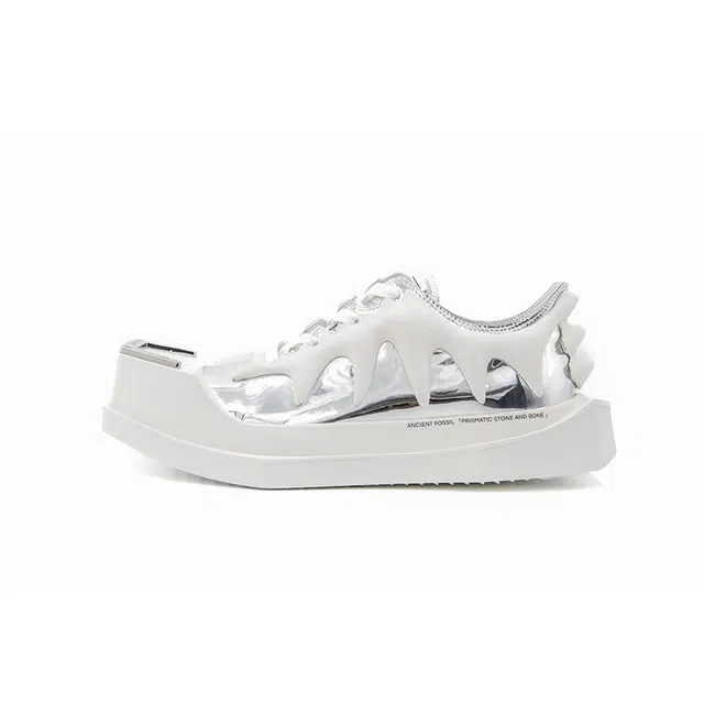 Ancient Fossil White Silver