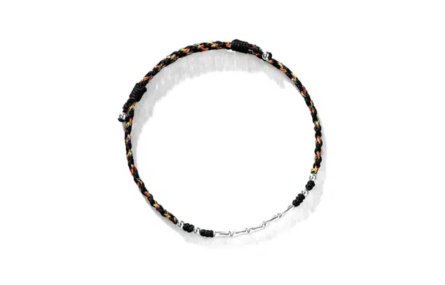 尚银福 节节高升步步高升考研考试上岸好运竹节 新中式国风小众设计 手工编织 织物 手链 男女同款情侣款