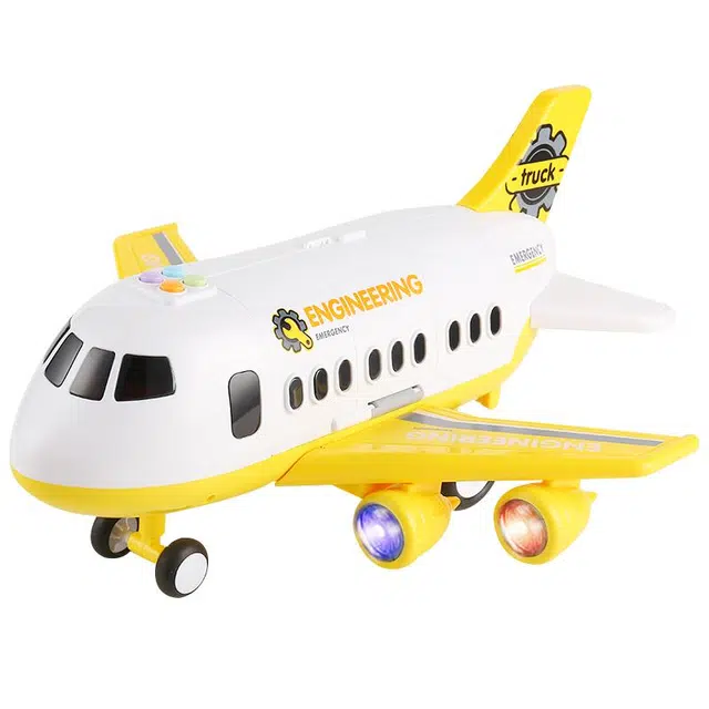 乐乐鱼 飞机移动总部 模型 早教益智玩具