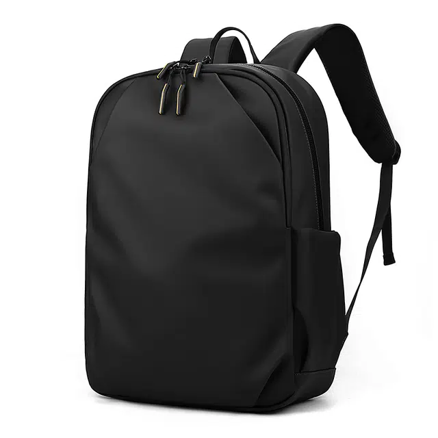 尊梵 大容量简约潮流轻便旅行 尼龙布 双肩包 男款 黑色