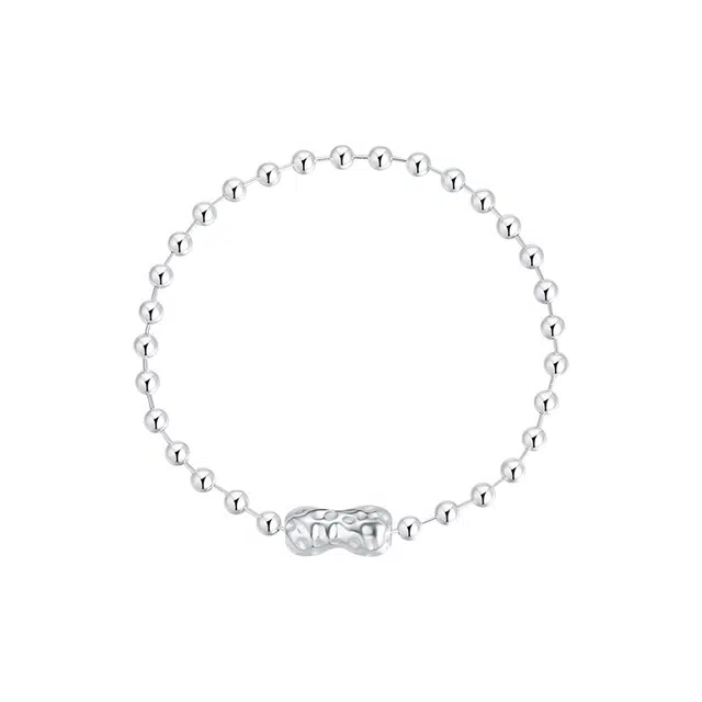 沂茹 新中式冷淡风转运珠花生手串圆珠手链情侣手串首饰配饰男女同款